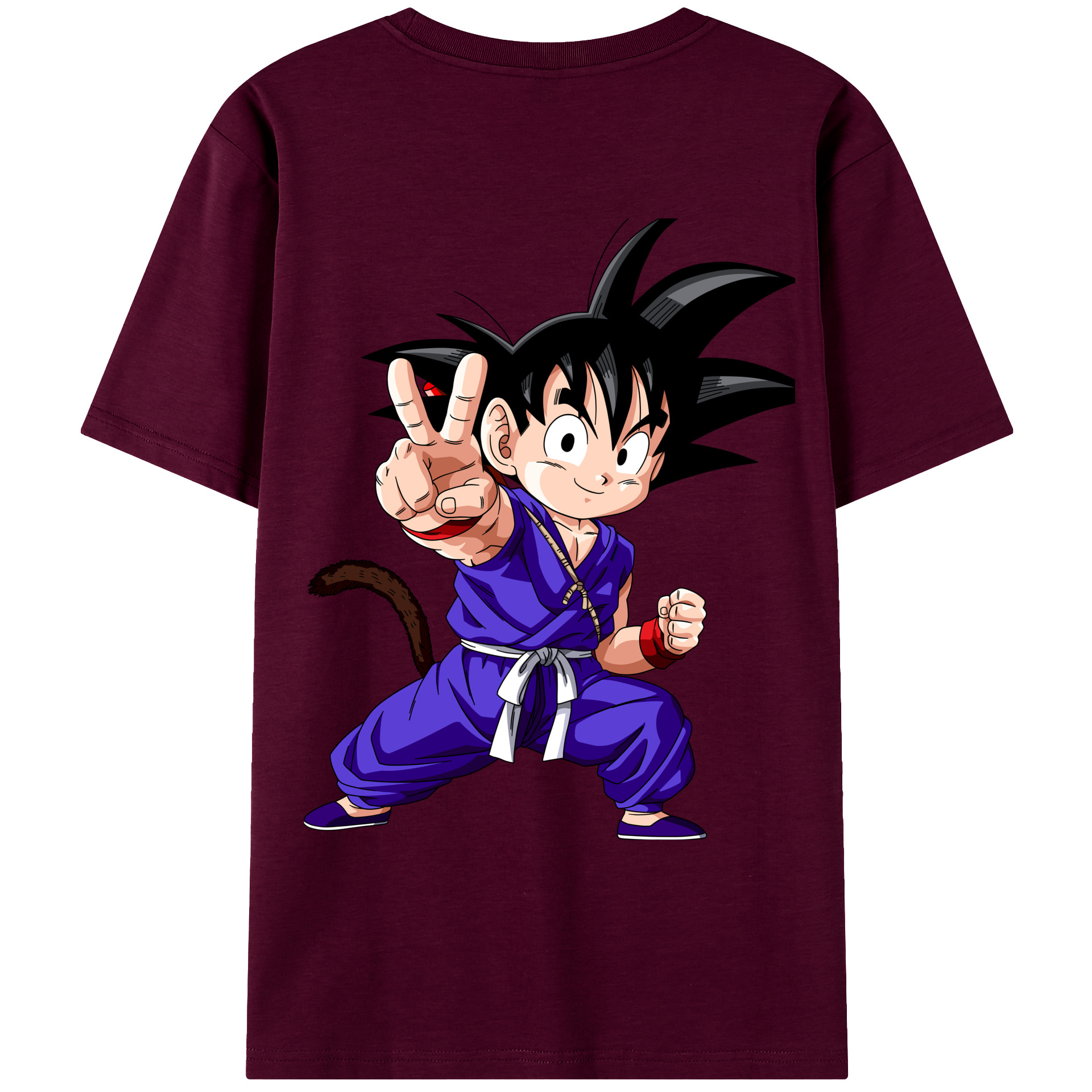 （画像用） ドラゴンボール 孫悟空（そん ごくう）Son Goku カカロット DRAGON BALL Kakarotto レディース半袖Tシャツ(バックプリント)